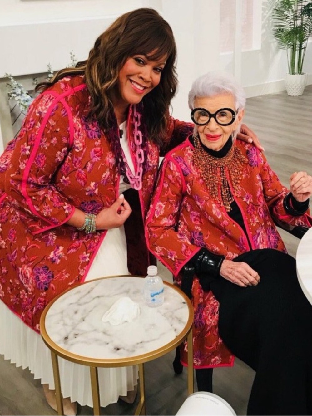 RARA AVIS | Womens Floral Pink Coat Jacket